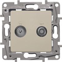 Розетка TV+SAT Оконечная без рамки Legrand Etika 1-м. слоновая кость картинка